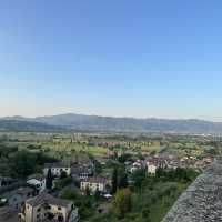 Fantastic scenery view of Anghiari 