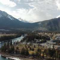 Cascade Mountain and the Canadian Rockies!