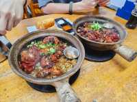 A very nice and authentic Claypot Chicken rice made traditionally