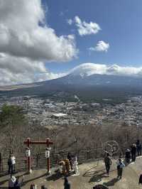 登天上山公園排隊打韆鞦💜嘆無敵富士山美景🗻