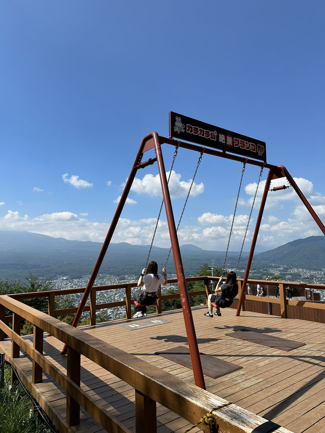 【東京旅行8天7夜！河口湖天上山公園！富士山絕美的景色！】