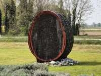 Bees are at work in this local italian winery!