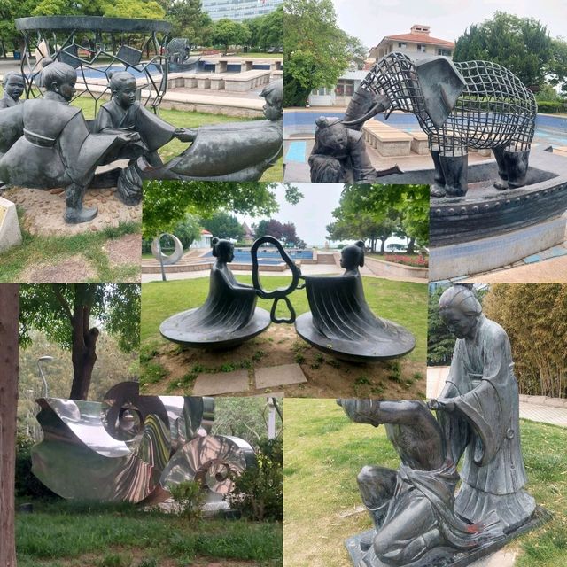 Qingdao, Nice statues