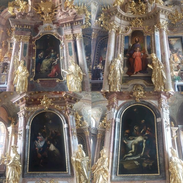 The churches are very nice in Győr, Hungary