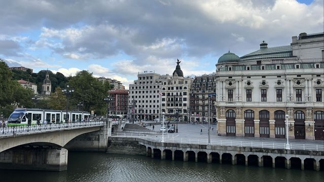My travel experience in Bilbao, the main character