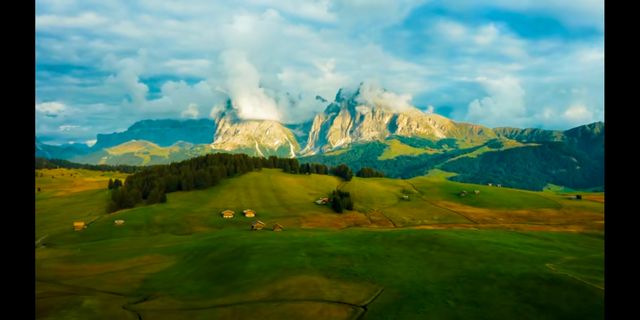 Alpine scenery in all four seasons.