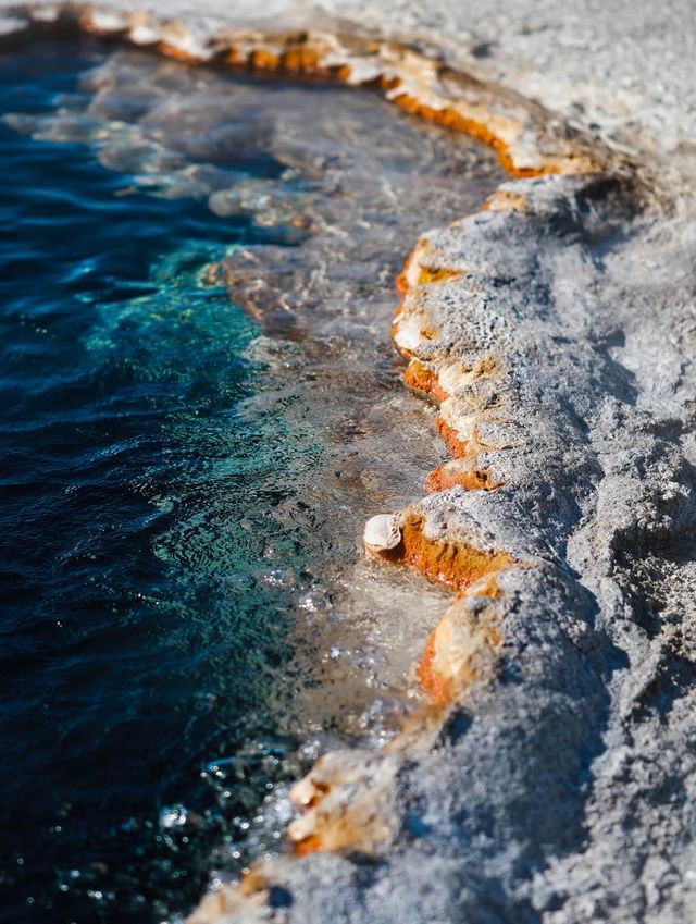 Take the time alone to digest the world, Norris Geyser Basin.