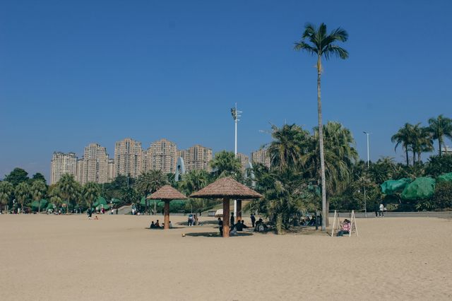 去沙灘公園，體驗一下福州版的“馬爾代夫”
