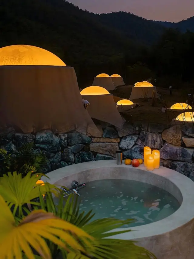 湖州住進童話星球！穴居裡泡私湯！