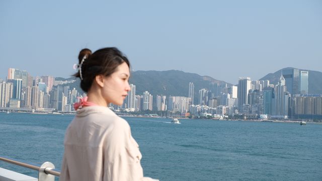 再次見到香港維多利亞港