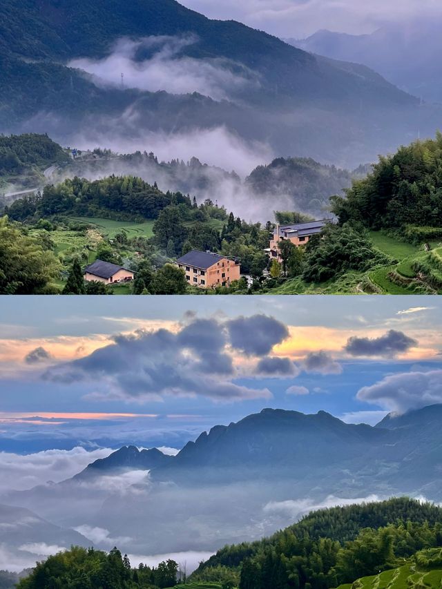 接下來的雲和梯田，是賞日出雲海的天花板