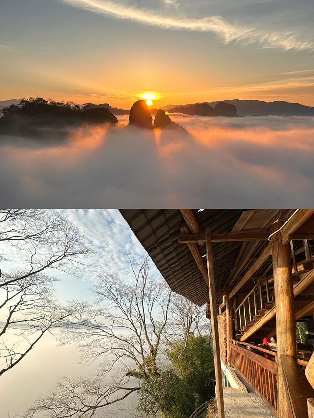 武夷山白雲禪寺，追一場雲海日出！