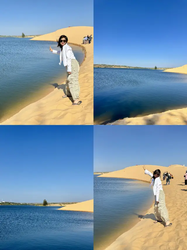 Watching the sea at the Mui Ne white sand dunes, this is where all fantasies about the desert and the sea come true