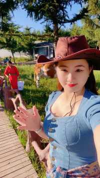 在神仙谷七彩森林牧場體驗一把牧民生活
