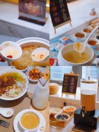 在深圳 穿國風服裝在國風酒店拍照 享養生早餐