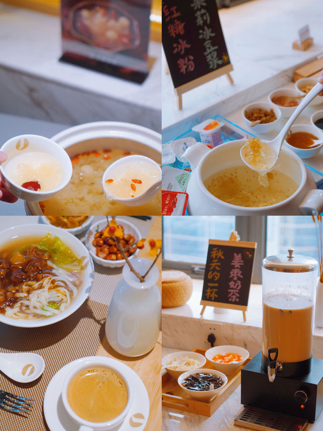 在深圳 穿國風服裝在國風酒店拍照 享養生早餐