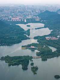 杭州湘湖徒步登山路線,視角絕美不輸西湖。