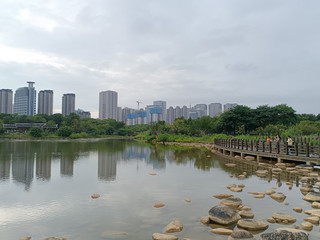 บันทึกการเดินทางสวนสาธารณะทะเลสาบหลงจิน