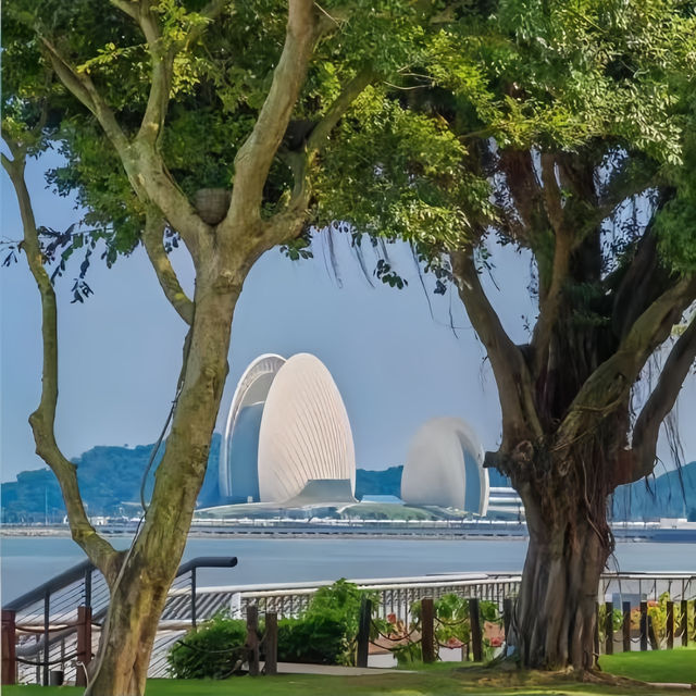 打卡珠海日月貝大劇院 打卡珠海日月貝大劇院