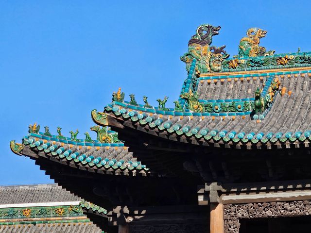 介休城隍廟|超高琉璃藝術寺廟。