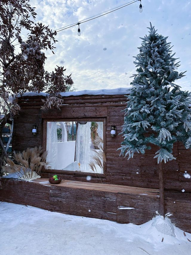 深圳雪景木屋阿勒泰！。