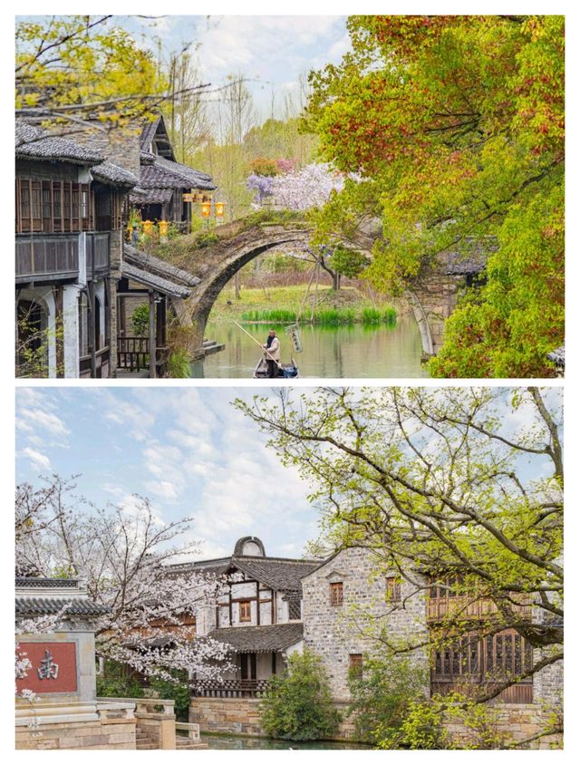 杭滬周邊遊，濮院時尚古鎮，邂逅春日江南。