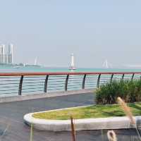 深圳太子灣濱海岸線公園！新開的！人少景美還免費～