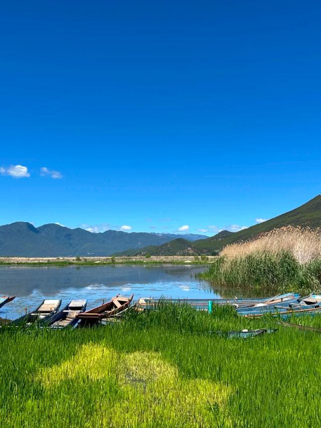 瀘沽湖晴天嘅瀘沽湖每一幀都好靚！