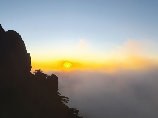 黃山必影日出靚位