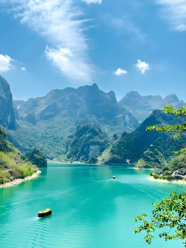 探秘百色浩坤湖 | 藏在山裡的仙境！小眾打卡神地