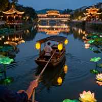 乘畫舫追光影，汀江夜遊解鎖客家古城的千年夜色