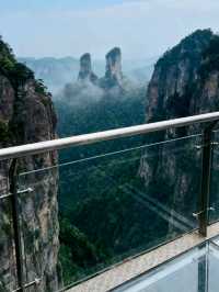 湖南張家界:石英峰林刺破雲端,玻璃棧道上的心跳與仙境撞個