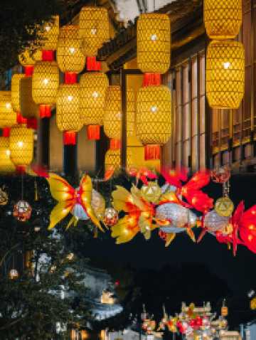 央視春晚嚴選無錫惠山古鎮夜景絕美