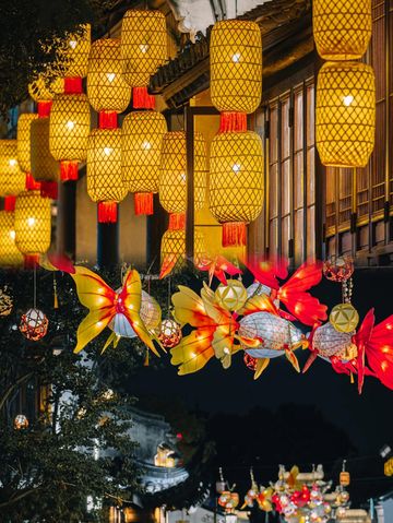 央視春晚嚴選無錫惠山古鎮夜景絕美 央視春晚嚴選無錫惠山古鎮夜景絕美