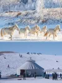 烏蘭布統雪原絕了人少景美的冬日童話世界！