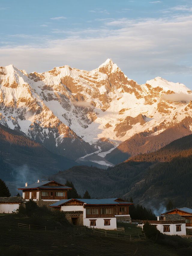 西藏親子秘境米林松贊南迦巴瓦山居|帶小孩看雪山! 西藏親子秘境米林松贊南迦巴瓦山居|帶小孩看雪山!