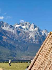 實拍live圖│玉龍雪山絕美瞬間!白沙古鎮視角絕了