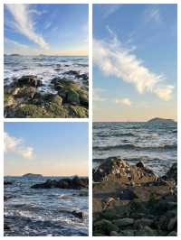 冬日銀沙灘絕美日出