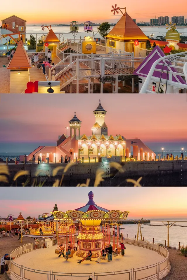 在泉州海邊:絕美日落裹進聖誕童話屋 在泉州海邊:絕美日落裹進聖誕童話屋