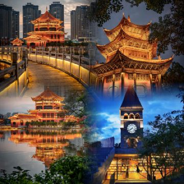 พระอาทิตย์ตกที่เหมิงจื้อ เส้นขอบฟ้าที่สวยที่สุด