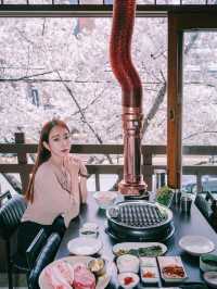 벚꽃뷰 대구 고기맛집 강씨목삼🌸👍