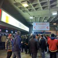 Spent a night at Scotia Saddledome for watching ice hockey