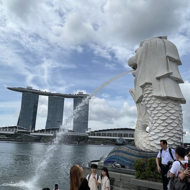 絶対見に行きたい！🇸🇬マーライオン公園