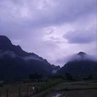 A Morning Motorbike tour at Vang Vieng