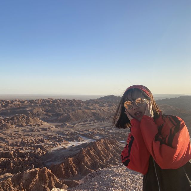 칠레 산 페드로 데 아타카마의 노을 🌅