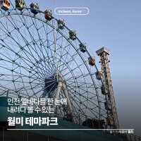 인천 앞바다를 한 눈에 내려다 볼 수 있는 🎡 월미테마파크