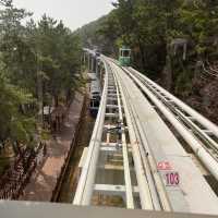 釜山🚂可愛新景點～天空膠囊小火車