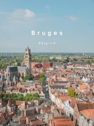 [Belgium] The beautiful city of Bruges, known as a roofless museum!