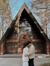 輕井澤🇯🇵限定聖誕版的「高原教堂」🎄