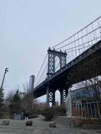 Iconic Manhattan Bridge View from Dumbo🇺🇸